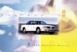 1993 Oldsmobile Achieva