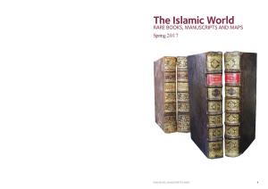 The Islamic World RARE BOOKS, MANUSCRIPTS and MAPS Spring 2017