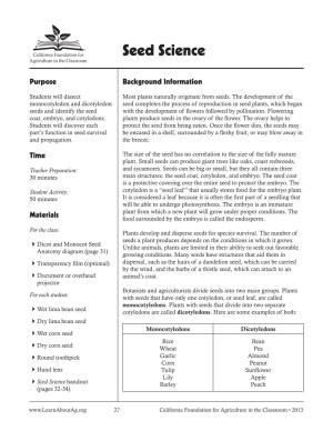 Seed Science