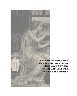 Evelyn De Morgan's Female Alchemist in a Figurehead for the Female Artist