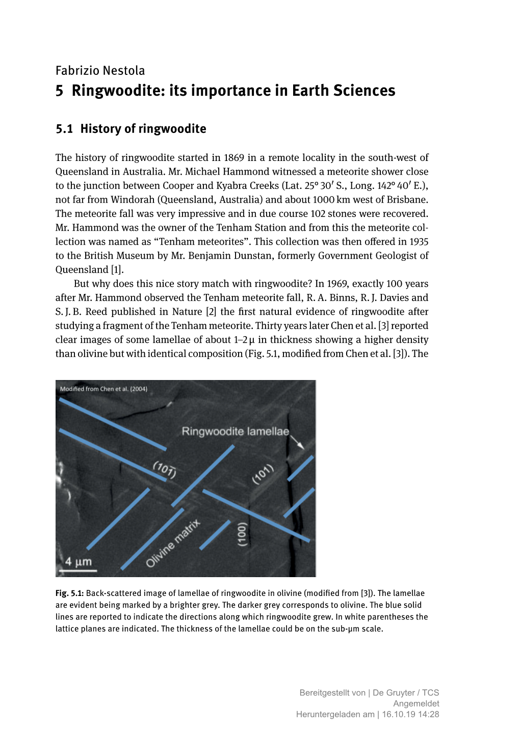 5 Ringwoodite: Its Importance in Earth Sciences