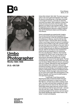 Umbo Photographer