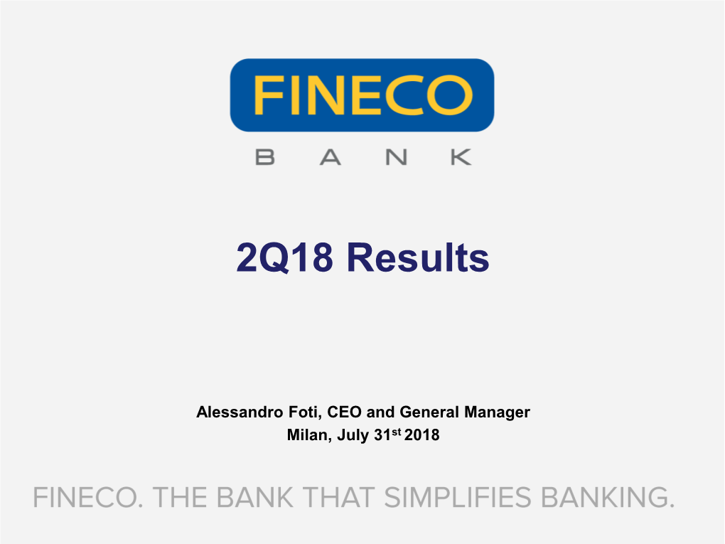 2Q18 Results