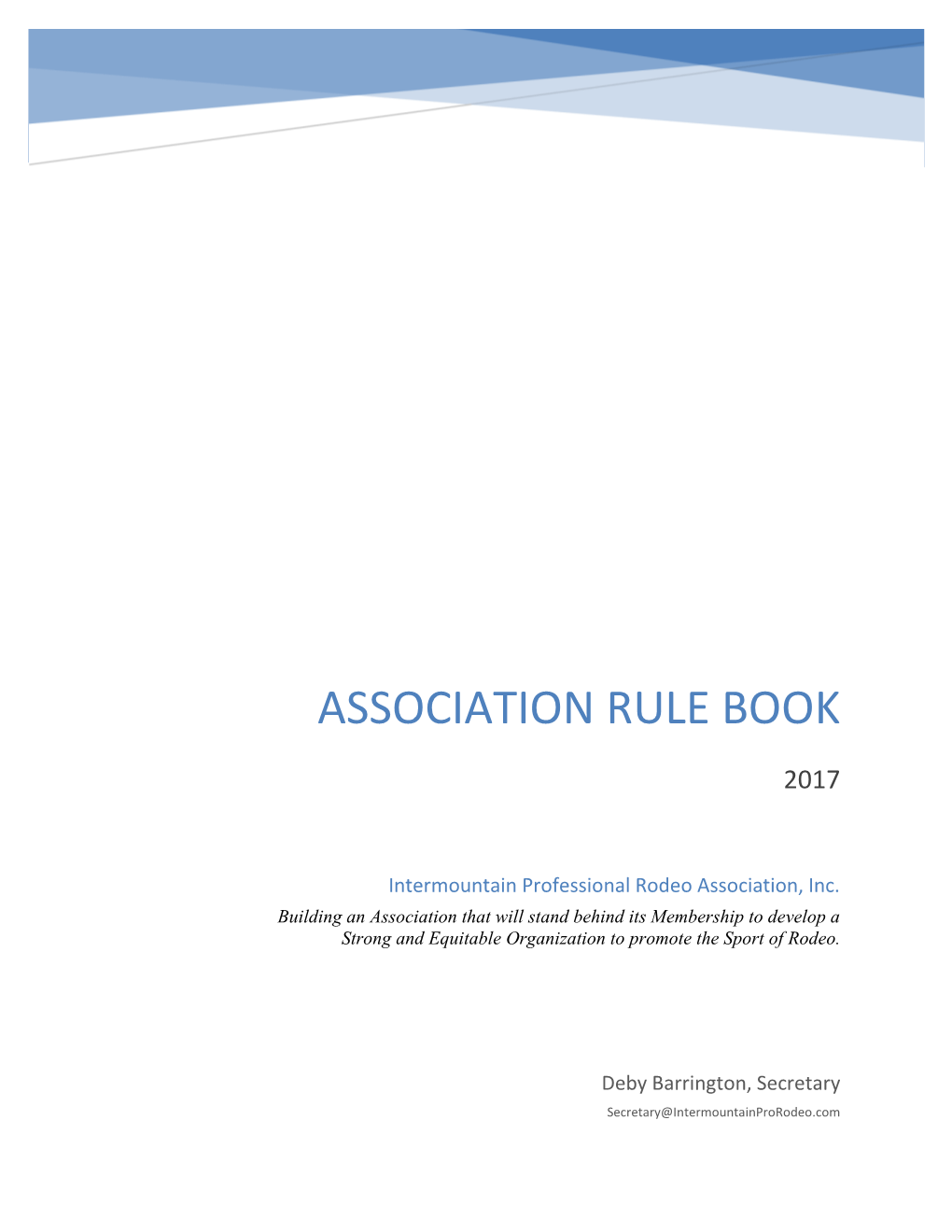 Association Rule Book