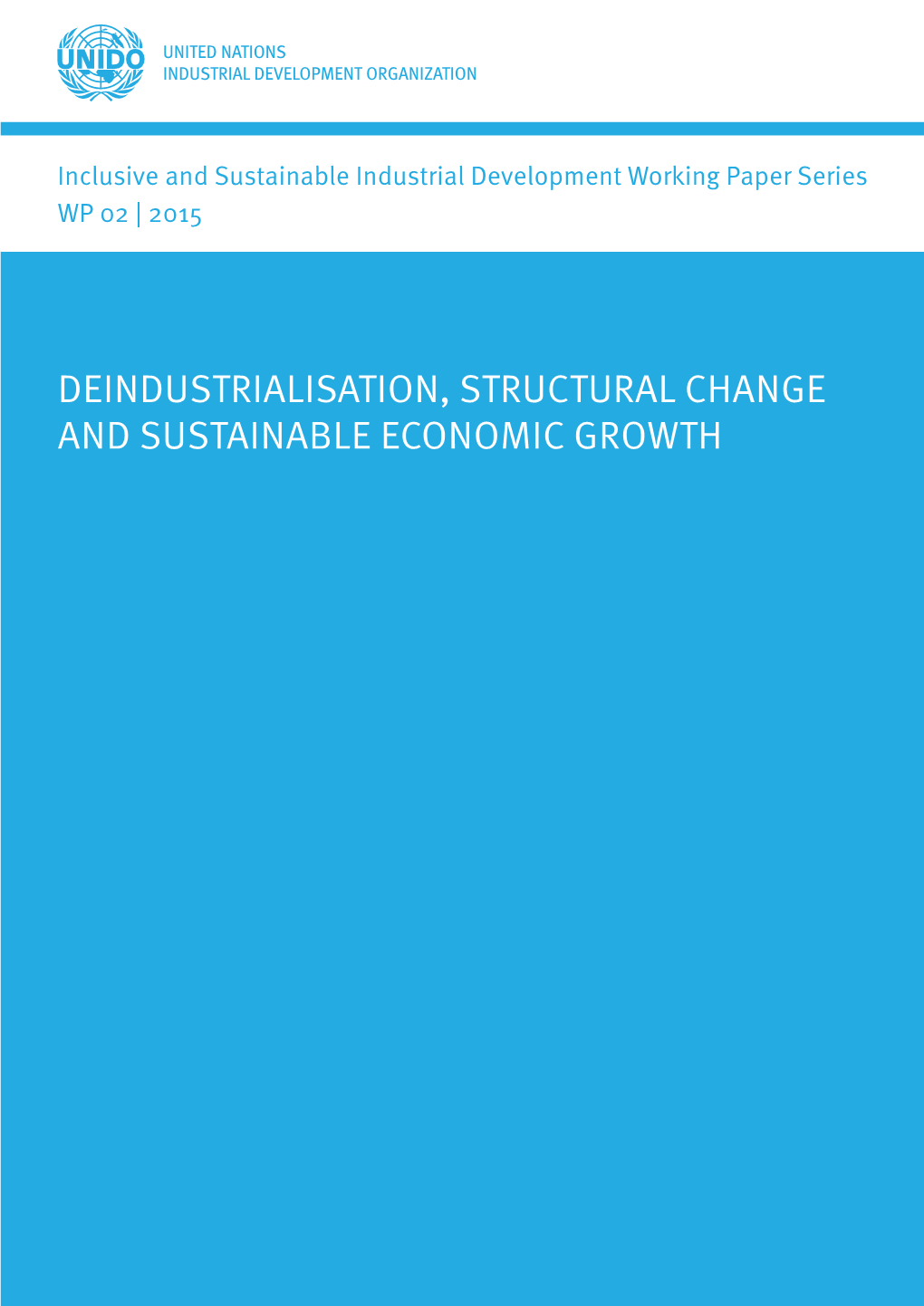 Deindustrialisation, Structural Change and Sustainable Economic Growth.Pdf