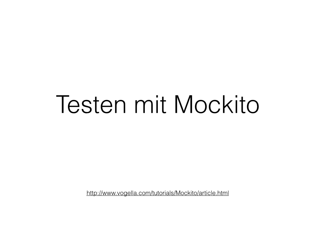 Testen Mit Mockito.Pdf