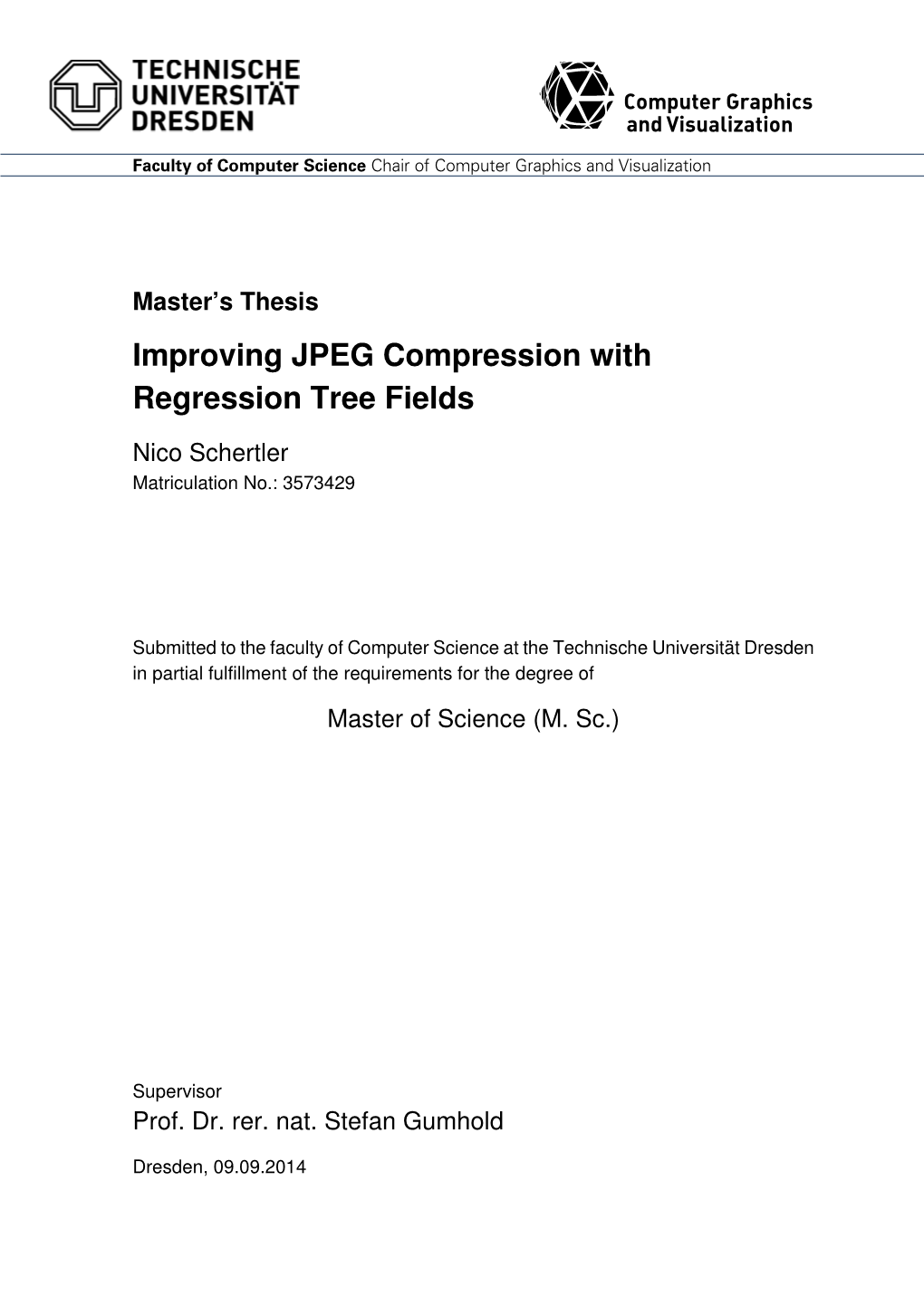Improving JPEG Compression with Regression Tree Fields