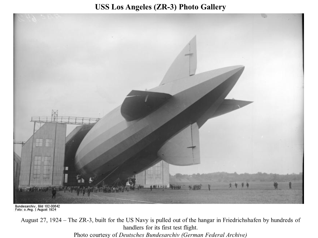 USS Los Angeles (ZR-3) Photo Gallery