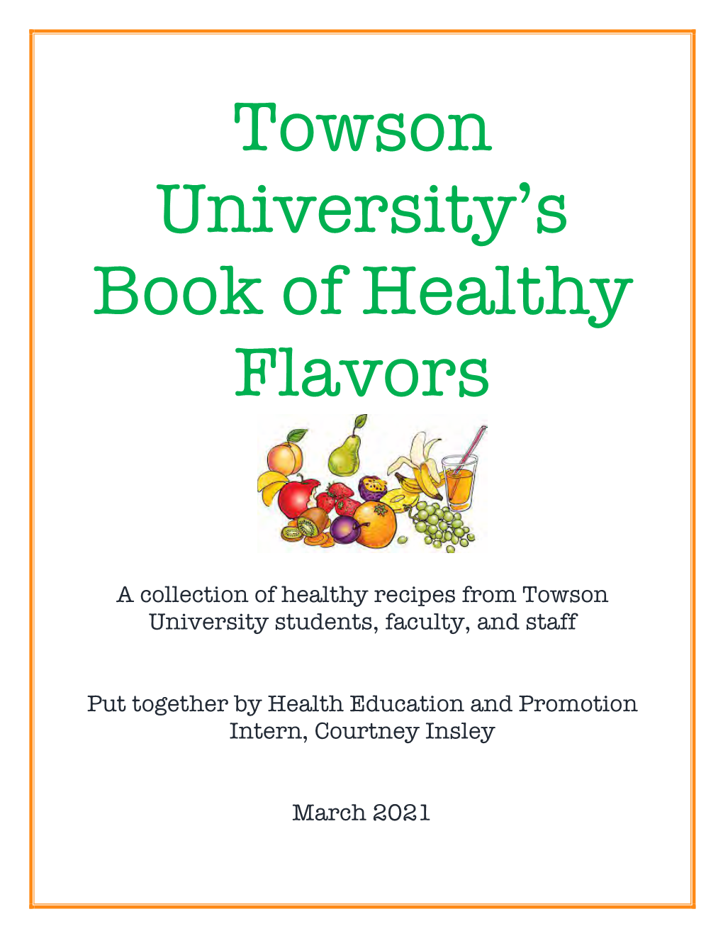 Book of Healthy Flavors (PDF)