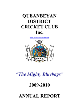 QDCC Annual Report 2010