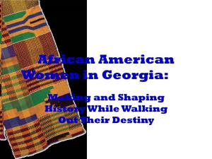 African American Women in Georgia