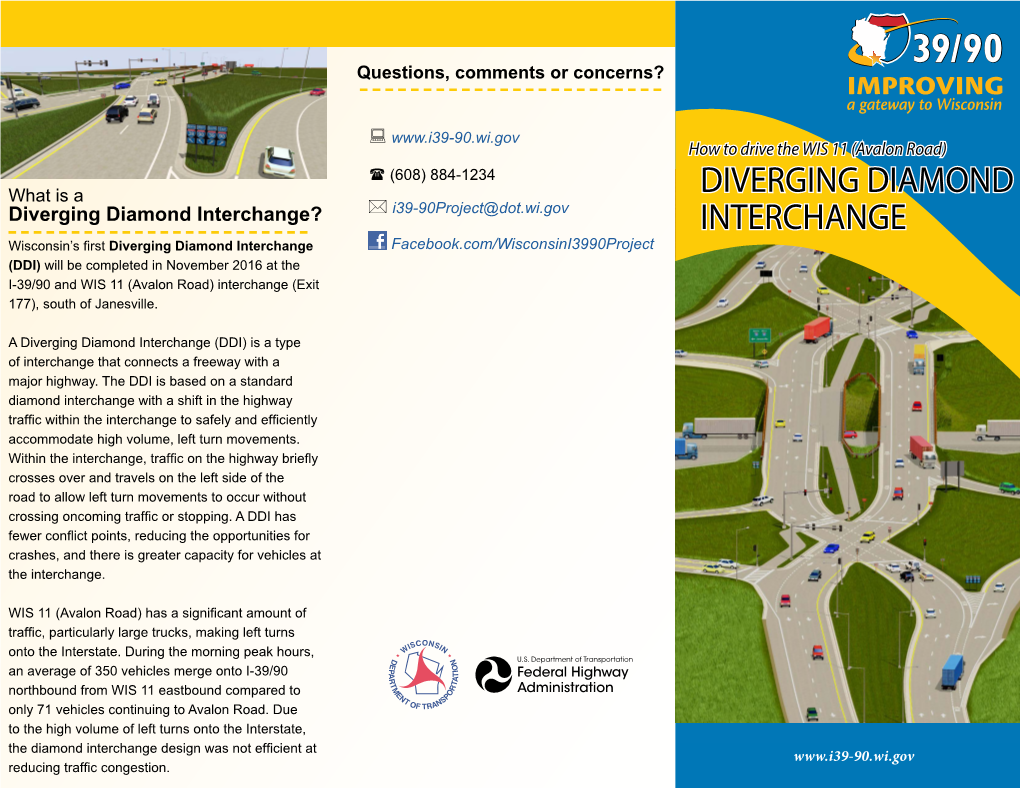 I-39/90 Expansion Project, WIS 11 (Avalon Road) Interchange