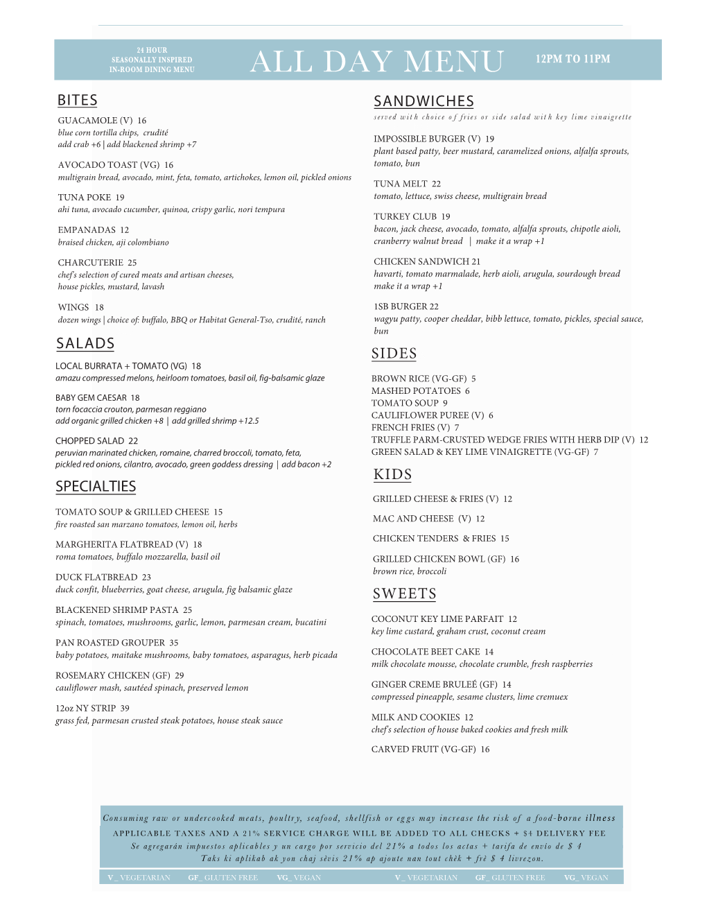 Ird Menu 6.8.18