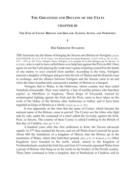 The End of Celtic Britain and Ireland. Saxons, Scots and Norsemen