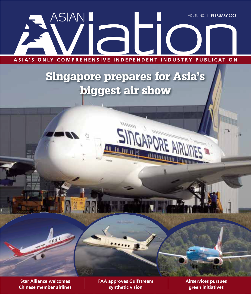 Singapore Prepares for Asia's Biggest Air Show