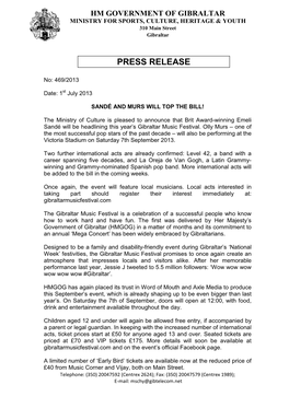 Press Release