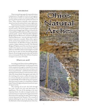 Ohio's Natural Arches
