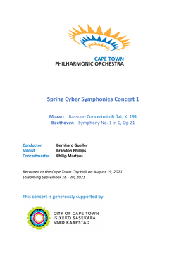 Spring Cyber Symphonies Concert 1