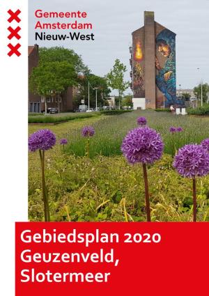 Gebiedsplan 2020 Geuzenveld Slotermeer
