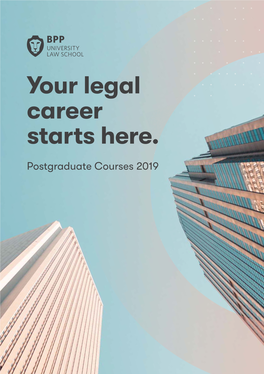 Your Legal Career Starts Here