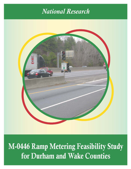 National Research Ramp Metering Feasibility Study for Durham And