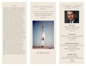 The Story of Rocket Development from 1920S Germany to 1960S America
