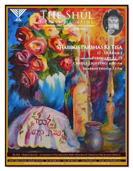 The Shul Weekly Magazine Sponsored by Mr