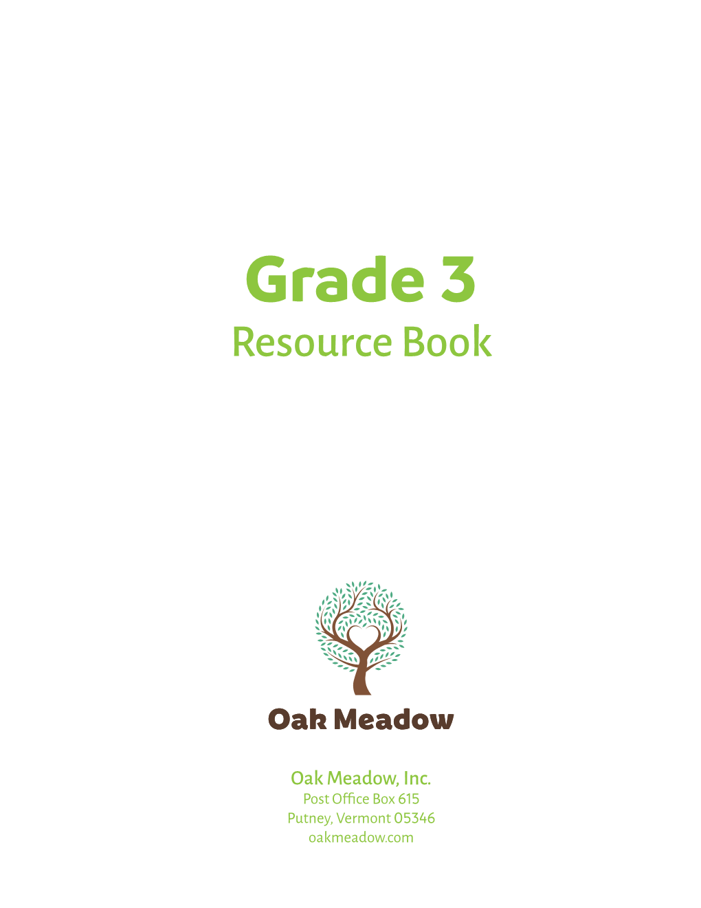 Grade 3 Resource Book