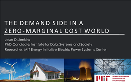 The Demand Side in a Zero-Marginal Cost World
