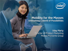 Mobility for the Masses Unleashing a World of Possibilities