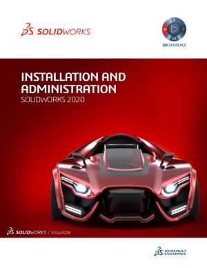 Installation and Administration Solidworks 2020