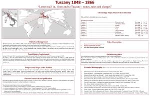 Tuscany 1848 – 1866 “Letter Mail In, from and to Tuscany : Routes, Rates and Charges”