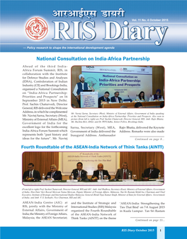 National Consultation on India-Africa Partnership