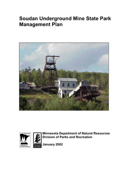 Soudan Underground Mine State Park Management Plan