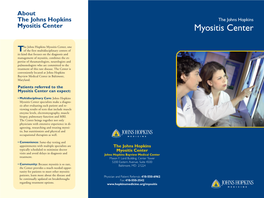 Myositis Center Myositis Center