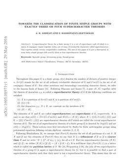 Towards the Classification of Finite Simple Groups with Exactly Three
