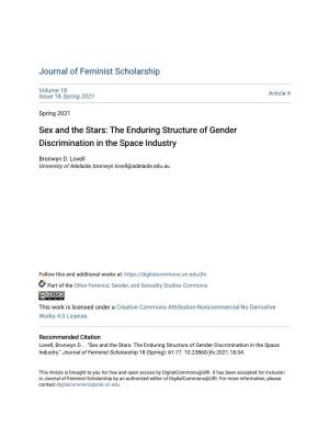 The Enduring Structure of Gender Discrimination in the Space Industry