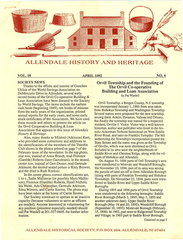 Allendale Historical Society, P.O