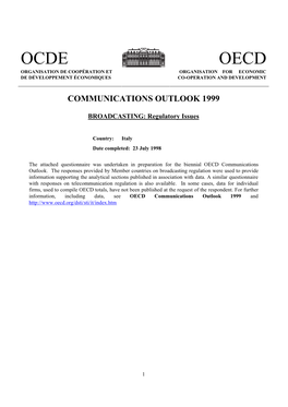 Ocde Oecd Organisation De Coopération Et Organisation for Economic De Développement Économiques Co-Operation and Development
