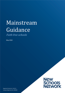 Guidance for Faith Schools