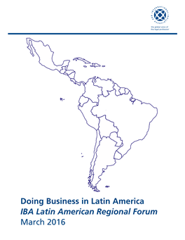 Doing Business in Latin America IBA Latin American