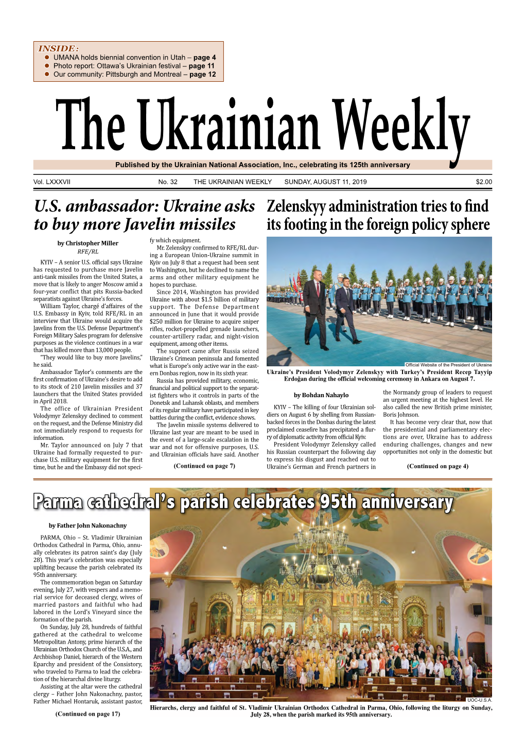 The Ukrainian Weekly, 2019