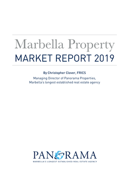 Marbella Property MARKET REPORT 2019