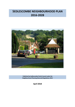 Sedlescombe Neighbourhood Plan 2016-2028