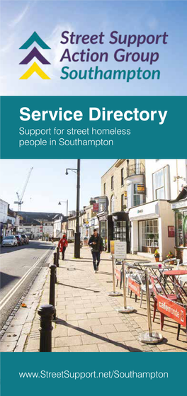 Service Directory Support for Street Homeless People in Southampton