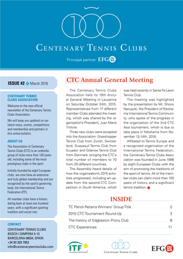 INSIDE CTC Annual General Meeting