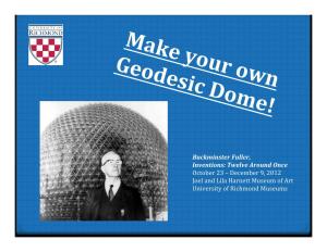 Make Your Own Geodesic Dome!