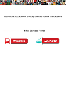 New India Assurance Company Limited Nashik Maharashtra