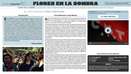 EL SIGLO MARINÉ: FURIA LIBERTARIA Furia Libertaria Podrá Verse Online Del 11 Al 18 De Septiembre a Las 12:00
