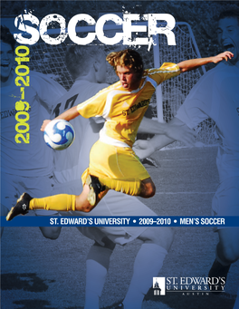St. Edward's University • 2009–2010 • Men's Soccer